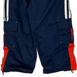 Age 4 Adidas Cargo Track Pants - Small Navy Polyester