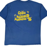 Chili'S Margarita Madness '96 Hanes Single Stitch T-Shirt - XL Blue Cotton