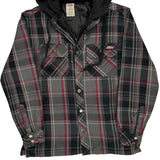 Dickies Checked Jacket - Small Black Cotton