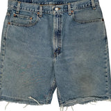 Levis Denim Shorts - 36W 9L Light Wash Cotton