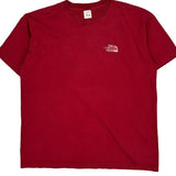 The North Face T-Shirt - Large Red Cotton