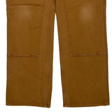 Carhartt Double Knee Carpenter Trousers - 34W 30L Brown Cotton