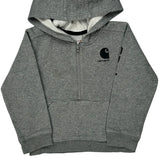 Age 3 Carhartt Hoodie - XS Gray Cotton Blend