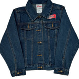 Lightning Mcqueen Disney Cartoon Denim Jacket - Small Blue Cotton