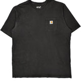 Loose Fit Carhartt T-Shirt - XL Black Cotton