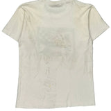 Sausalito Fruit Of The Loom Single Stitch T-Shirt - Medium White Cotton