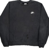 Nike Sweatshirt - Medium Black Cotton