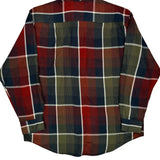 David Taylor Checked Flannel Shirt - Large Multicoloured Acrylic