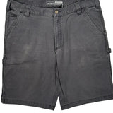 Carhartt Cargo Carpenter Shorts - 38W 11L Grey Cotton