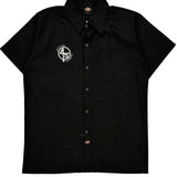 Latitude 45 Catering Dickies Short Sleeve Shirt - Small Black Cotton