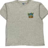 Caribbean Surf Single Stitch T-Shirt - XL Grey Cotton