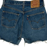 Levis Denim Shorts - 30W UK 10 Blue Denim