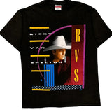 Vintage Ricky Van Shelton Hanes Single Stitch T-Shirt - Large Black Cotton