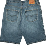 Levis Denim Shorts - 35W 11L Blue Denim