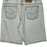 Levis Denim Shorts - 36W 10L Light Wash Denim