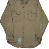 Carhartt Shirt - Medium Khaki Cotton