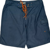 Oakley Cargo Shorts - 38W 10L Blue Cotton
