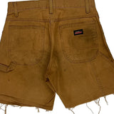 Dickies Carpenter Shorts - 32W 10L Brown Cotton