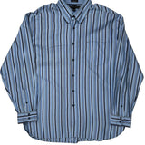 Tommy Hilfiger Striped Shirt - XL Blue Cotton