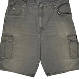 Dickies Cargo Shorts - 38W 11L Grey Cotton