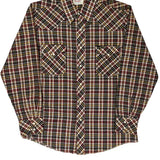Wrangler Checked Shirt - Large Multicoloured Cotton