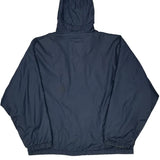 Reebok Reversible Windbreaker - Large Navy Nylon