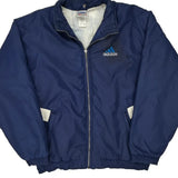 Vintage Adidas Windbreaker - Large Blue Polyester