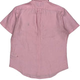Ralph Lauren Short Sleeve Shirt - Medium Pink Linen