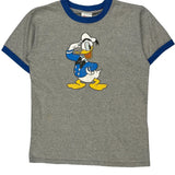 Disney Cartoon T-Shirt - Small Grey Cotton Blend