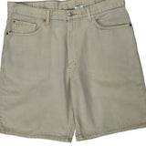 Levis Denim Shorts - 38W 8L Beige Cotton