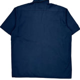 Dickies Short Sleeve Shirt - XL Navy Polyester Blend