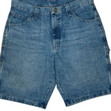 Dickies Denim Shorts - 32W 9L Blue Denim
