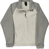 The North Face Fleece Jacket - Large Cream Polyester