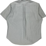 Ralph Lauren Striped Short Sleeve Shirt - XL Blue Cotton