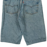 Levis Slim Fit Denim Shorts - 29W 11L Light Wash Cotton