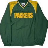 Packers Nfl Football Windbreaker - Large Yellow Polyester