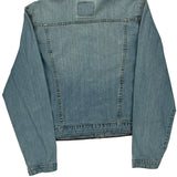 Levis Denim Jacket - Large Light Wash Cotton Blend