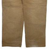 Carhartt Double Knee Carpenter Trousers - 40W 30L Beige Cotton