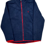 Age 10-12 Polo By Ralph Lauren Fleece Jacket - Medium Navy Polyester
