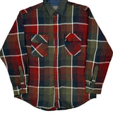 David Taylor Checked Flannel Shirt - Large Multicoloured Acrylic