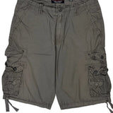 Ecko Unltd Cargo Shorts - 32W 12L Grey Cotton