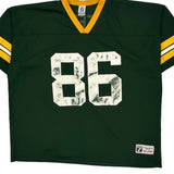 Green Bay Packers Logo Athletics Nfl Football Jersey - 2XL Green Polyester