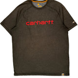 Carhartt Spellout T-Shirt - Medium Gray Cotton