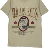Northern Outfitters Single Stitch T-Shirt - Small Beige Cotton