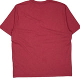 Carhartt T-Shirt - Large Red Cotton