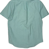 Ralph Lauren Striped Short Sleeve Shirt - Medium Blue Cotton