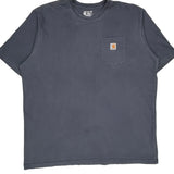Carhartt T-Shirt - 2XL Gray Cotton