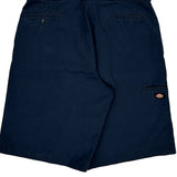 Dickies Shorts - 37W 12L Navy Polyester Blend