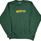 Green Bay Packers Nfl Sweatshirt - Large Green Cotton