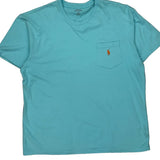 Polo By Ralph Lauren T-Shirt - Large Blue Cotton